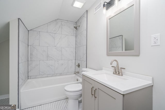 114 Cartecay River Run, Ellijay, GA 30536 - bathroom featuring vanity, toilet, and  shower combination