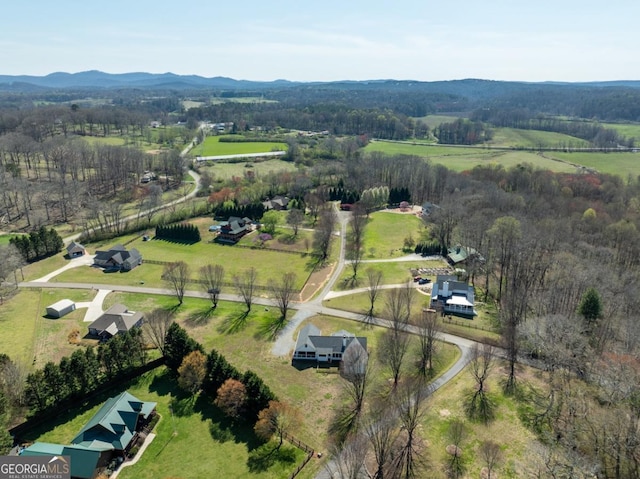 114 Cartecay River Run, Ellijay, GA 30536 - view of property location with rural landscape and mountains