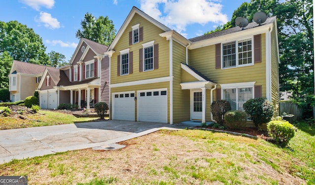 984 Wenham Ln, Lawrenceville, GA 30044 - traditional-style house with a garage and driveway