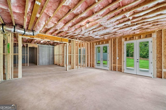 615 Claxton Ln, Milton, GA 30004 - miscellaneous room with french doors