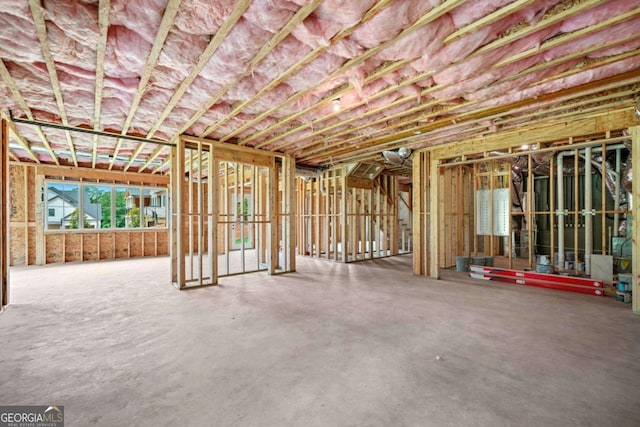 615 Claxton Ln, Milton, GA 30004 - miscellaneous room with concrete floors