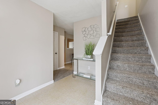 7813 Newbury Dr, Jonesboro, GA 30236 - stairway featuring baseboards and carpet flooring