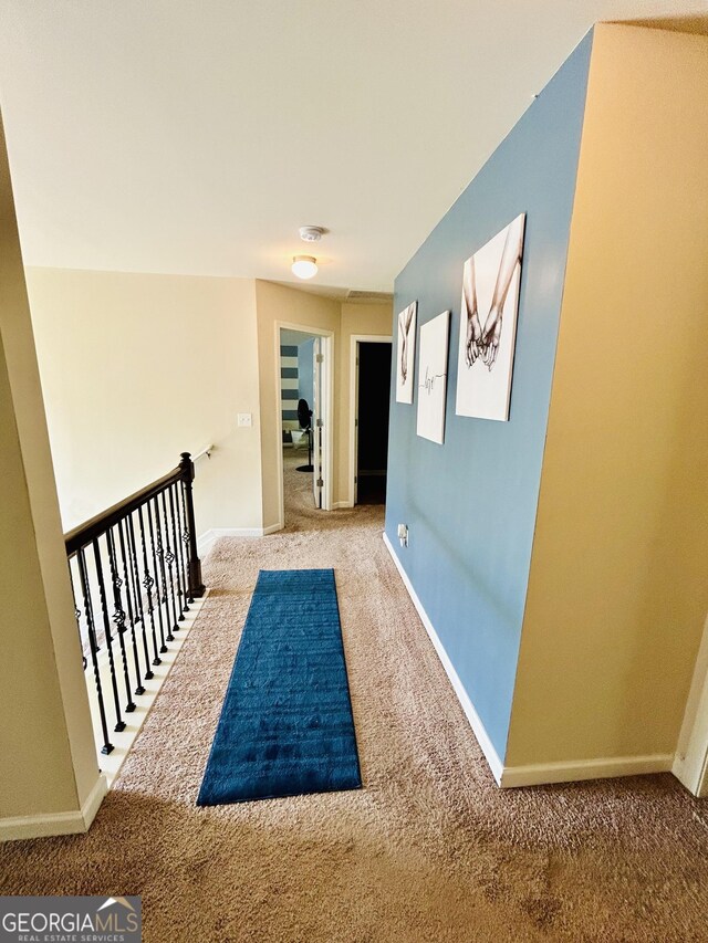 5848 Rex Ridge Loop, Rex, GA 30273 - hallway with carpet floors and baseboards