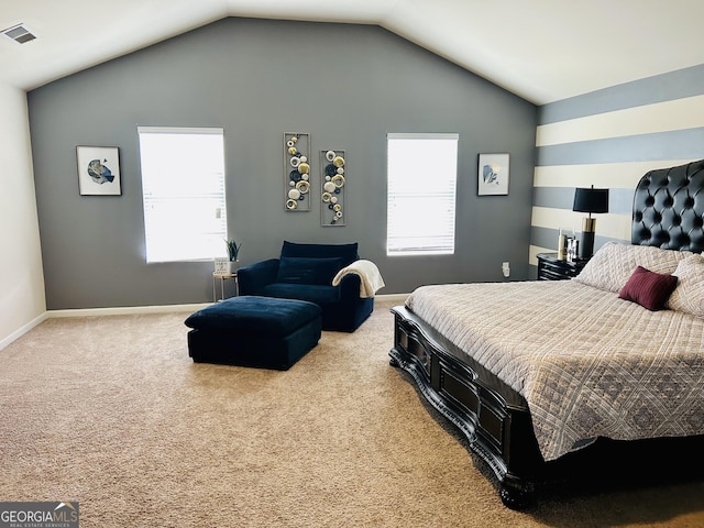 5848 Rex Ridge Loop, Rex, GA 30273 - carpeted bedroom with lofted ceiling