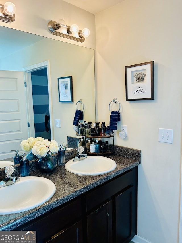 5848 Rex Ridge Loop, Rex, GA 30273 - bathroom with double vanity