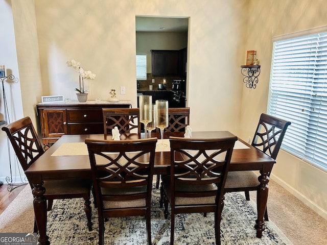 5848 Rex Ridge Loop, Rex, GA 30273 - dining space featuring baseboards and carpet flooring