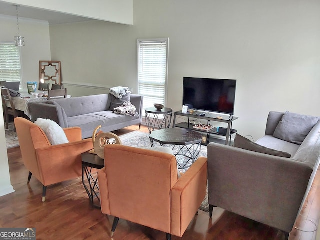3332 Glenrose Trl, Chamblee, GA 30341 - living area featuring wood finished floors