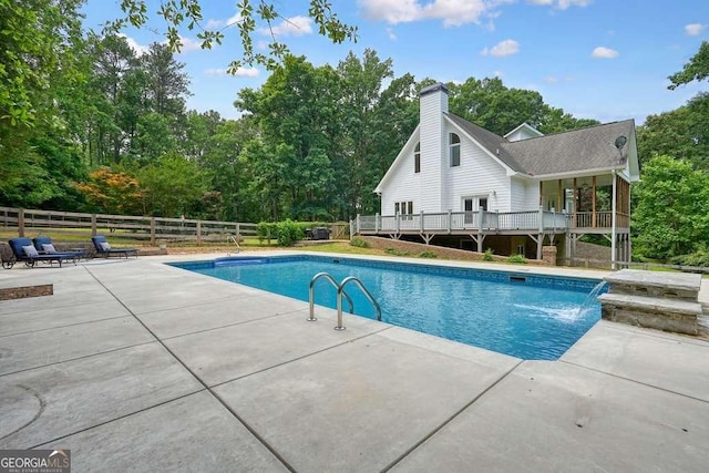 326 Seldom Seen Trl, Canton, GA 30115 - view of pool with a patio