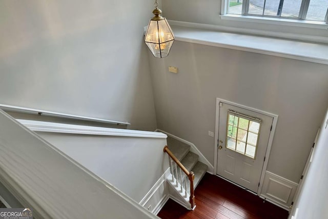 230 Wytheford Ct, Alpharetta, GA 30004 - foyer with wood finished floors