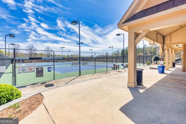 7891 Brass Lantern Dr, Flowery Branch, GA 30542 - view of home's community with a tennis court