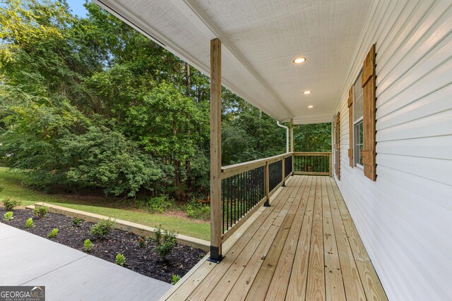130 Redbud Ct, Senoia, GA 30276 - view of wooden porch