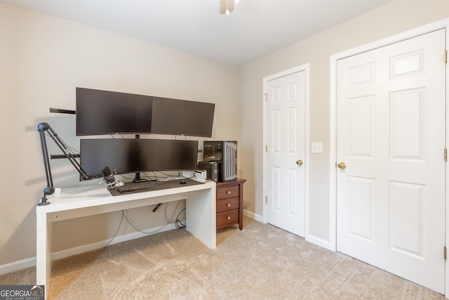 2600 Neighborhood Walk, Villa Rica, GA 30180 - office with carpet floors and baseboards