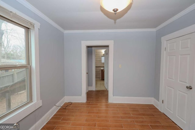 1852 E Farris Ave, Atlanta, GA 30344 - spare room with ornamental molding and baseboards