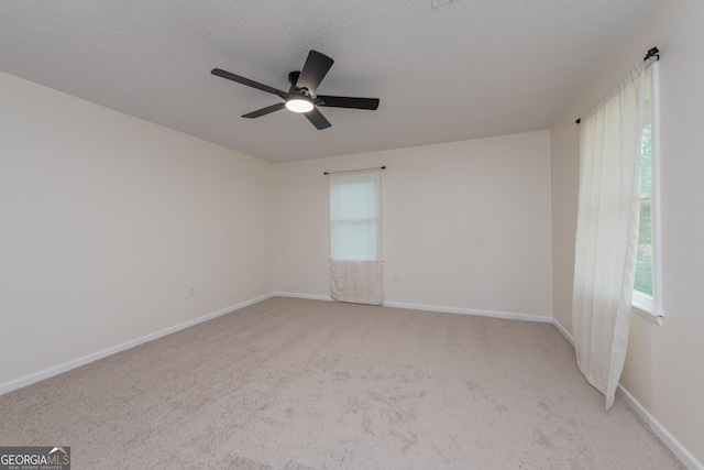 139 Old Oak Rd, Byron, GA 31008 - unfurnished room with a ceiling fan, light carpet, and baseboards