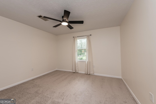 139 Old Oak Rd, Byron, GA 31008 - unfurnished room featuring carpet, a ceiling fan, a textured ceiling, and baseboards