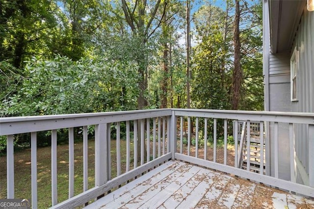 6192 Holiday Blvd, Forest Park, GA 30297 - view of deck