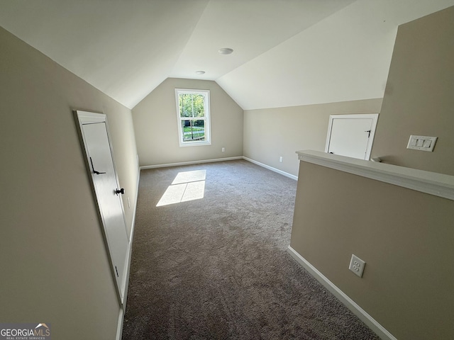 143 Roberts Quarters Rd, Concord, GA 30206 - bonus room featuring carpet floors, lofted ceiling, and baseboards