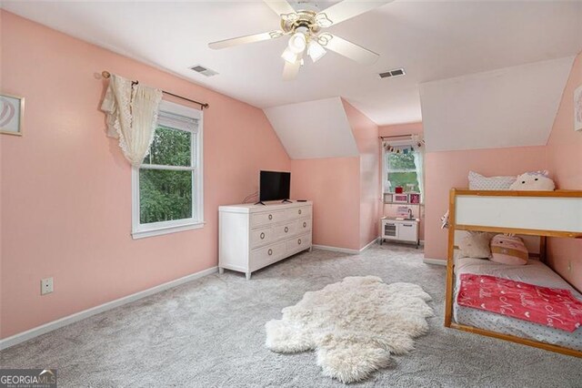 83 Shipp, Hiram, GA 30141 - carpeted bedroom featuring multiple closets, attic access, and recessed lighting