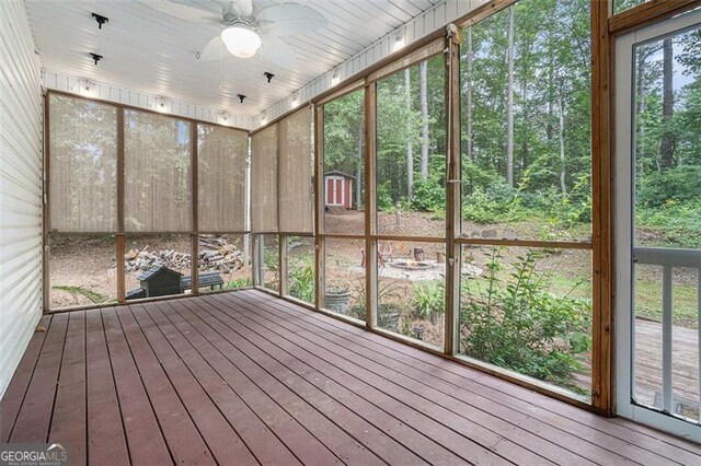 83 Shipp, Hiram, GA 30141 - full bathroom with vanity, wood finished floors, and tiled shower