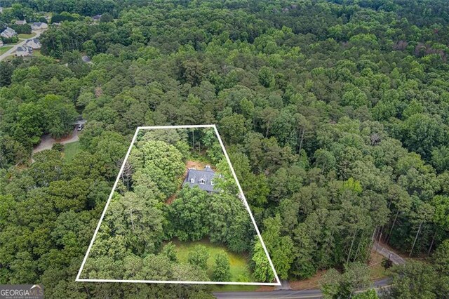 83 Shipp, Hiram, GA 30141 - aerial overview of property's location with a heavily wooded area