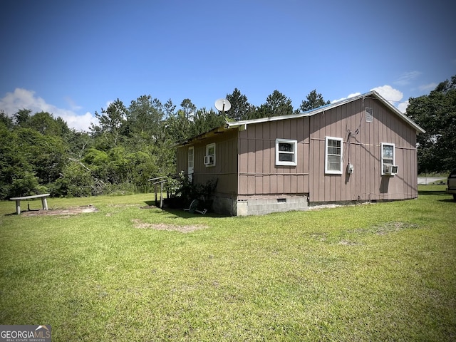 2618 Ga Highway 86, Adrian, GA 31002 - view of side of property with crawl space, a lawn, and cooling unit