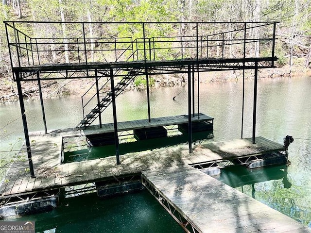 8525 Anchor On Lanier Ct, Gainesville, GA 30506 - dock with a water view