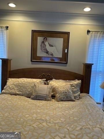 3955 Sweetwater Pkwy, Ellenwood, GA 30294 - bedroom featuring ornamental molding and wainscoting