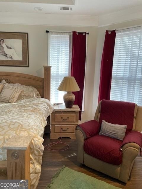 3955 Sweetwater Pkwy, Ellenwood, GA 30294 - bedroom featuring wood finished floors and ornamental molding