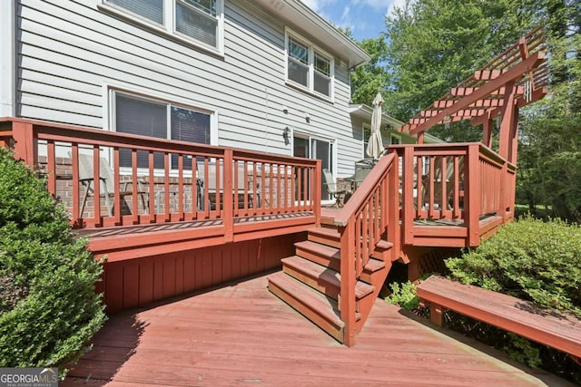 1487 W Bend Creek Ct, Atlanta, GA 30338 - deck with a pergola
