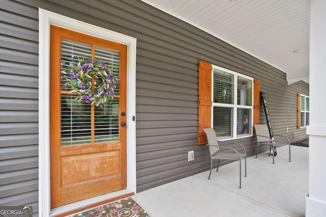 30 Kirby Cir, Newnan, GA 30263 - doorway to property with covered porch