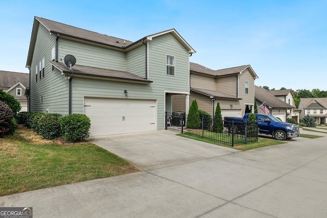 6115 Stella Light Dr, Flowery Branch, GA 30542 - traditional home with an attached garage and driveway