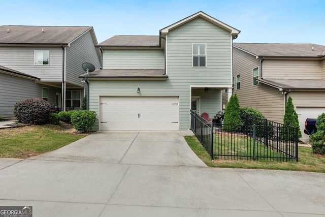 6115 Stella Light Dr, Flowery Branch, GA 30542 - view of front facade with driveway and roof with shingles