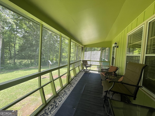 424 Harkins Rd, Cleveland, GA 30528 - sunroom with lofted ceiling