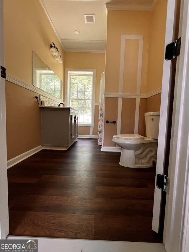 44 Freeman, Heflin, AL 36264 - full bathroom with crown molding and wood finished floors