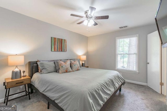 2038 Summertown Dr, Norcross, GA 30071 - carpeted bedroom featuring baseboards and ceiling fan