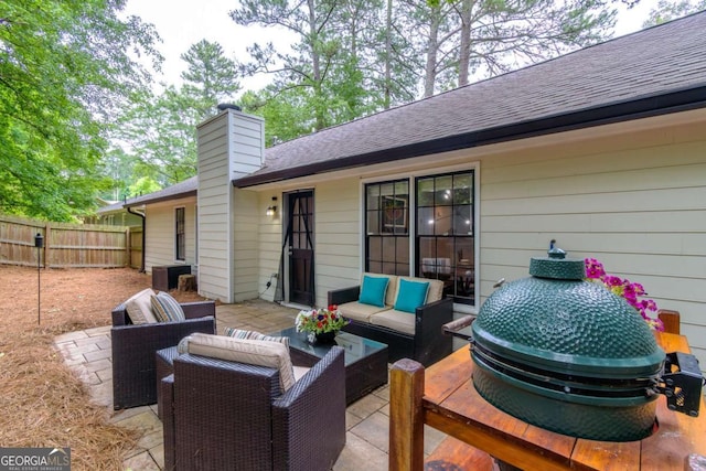 2038 Summertown Dr, Norcross, GA 30071 - view of patio with outdoor lounge area