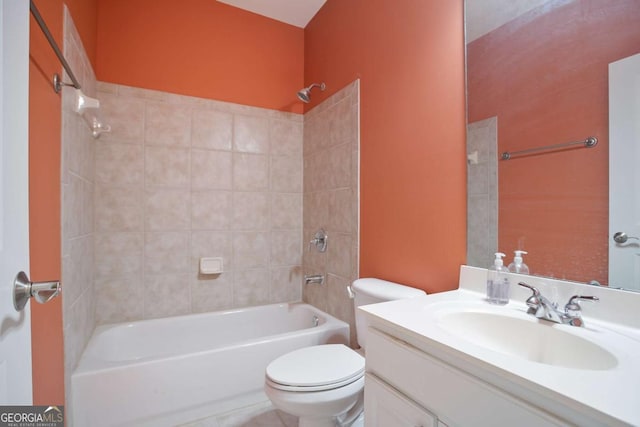 12194 Limeridge Ct, Alpharetta, GA 30004 - full bathroom featuring vanity and shower / bathtub combination