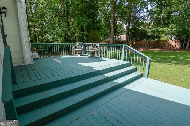 402 Princeton Way, Lawrenceville, GA 30044 - view of wooden terrace