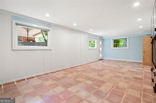 1492 Sagewood Cir, Stone Mountain, GA 30083 - unfurnished room with recessed lighting