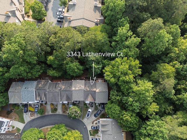 3343 Lathenview Ct, Milton, GA 30004 - aerial overview of property's location featuring nearby suburban area