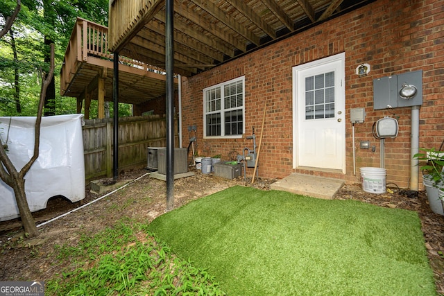 3343 Lathenview Ct, Milton, GA 30004 - view of patio / terrace with a deck