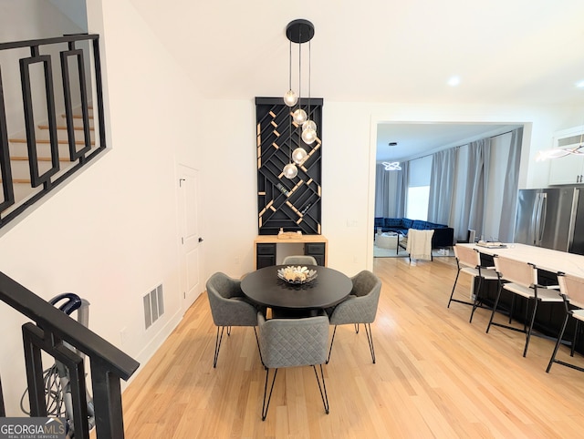 123 Dahlgren St SE, Atlanta, GA 30317 - dining area with light wood-style flooring
