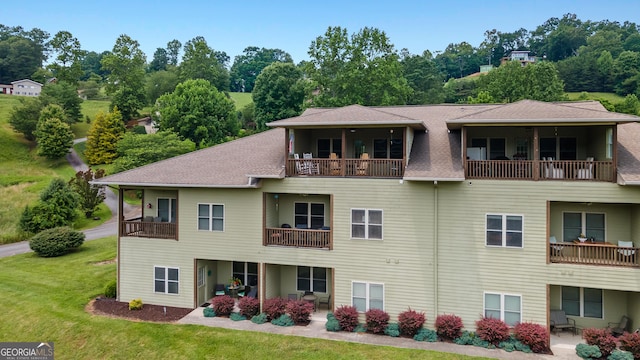 1724 Watercrest Way # G, Young Harris, GA 30582 - view of property featuring view of wooded area