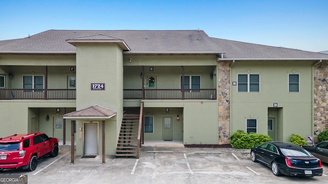 1724 Watercrest Way # G, Young Harris, GA 30582 - view of building exterior with uncovered parking and stairs
