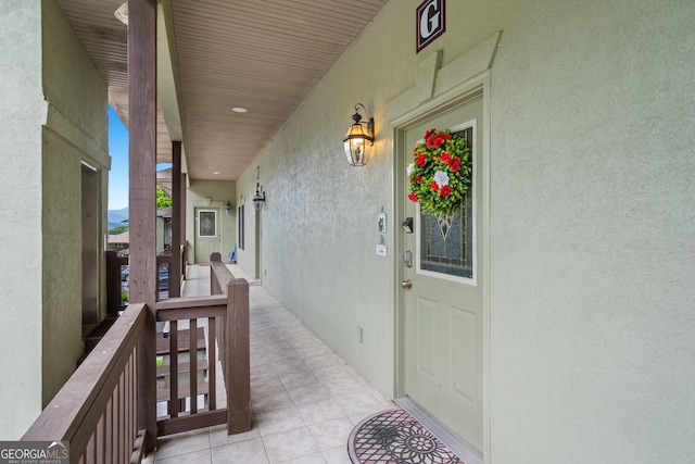 1724 Watercrest Way # G, Young Harris, GA 30582 - doorway to property with stucco siding and covered porch