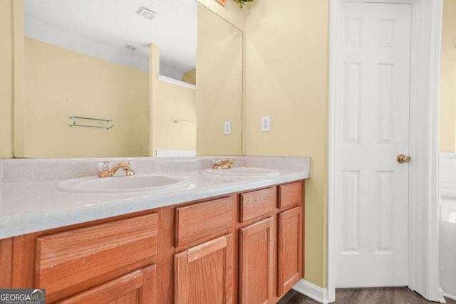 6799 Hill Creek Cv, Lithonia, GA 30058 - bathroom featuring double vanity