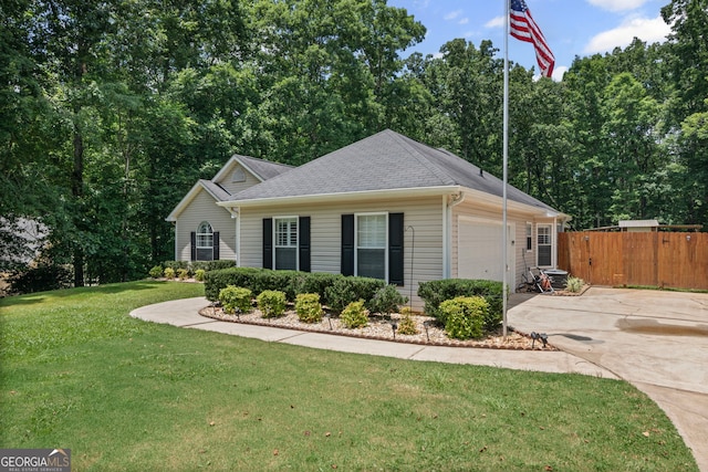 105 Paces Landing Trl, Newnan, GA 30263 - view of front of property featuring concrete driveway, an attached garage, and roof with shingles