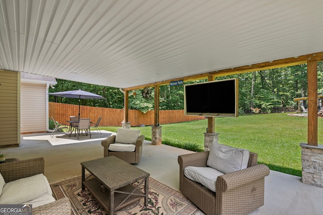 105 Paces Landing Trl, Newnan, GA 30263 - view of patio / terrace featuring outdoor dining area