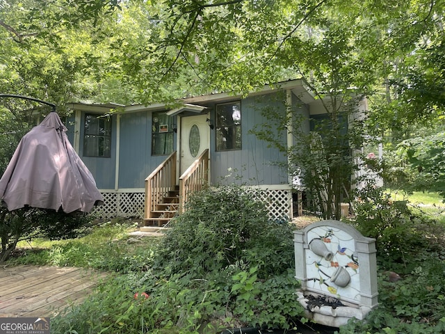 243 Lakeside Trl, Martin, GA 30557 - view of front of home featuring entry steps
