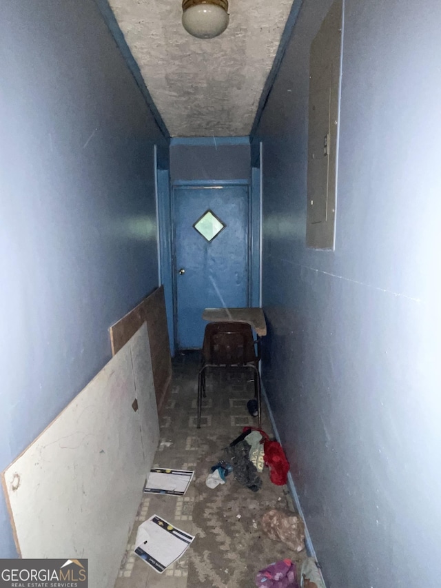 243 Lakeside Trl, Martin, GA 30557 - doorway to outside with electric panel